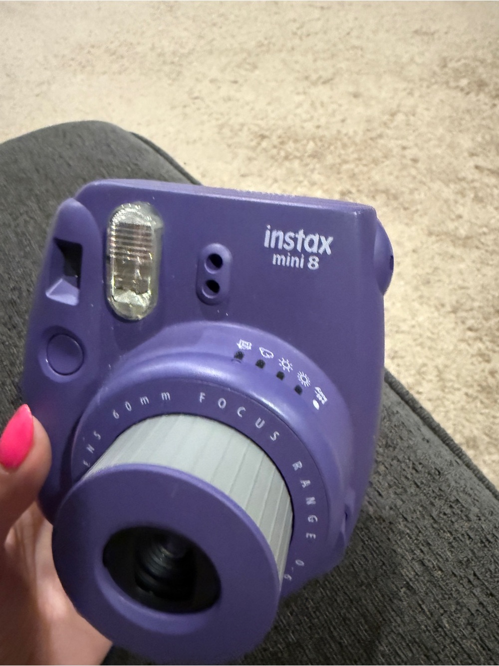 Fujifilm Instax Mini 8 Instant Camera - Deep Purple - Picture 2 of 4